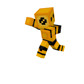 RUNNING AWAY FROM THOMETHING minecraft pose by elioutt_ytb