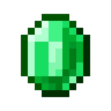 Minecraft Emerald PNG