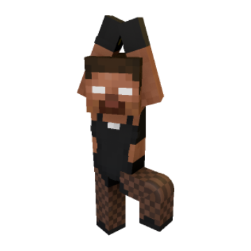 Herobrine minecraft pose by futureahmed9