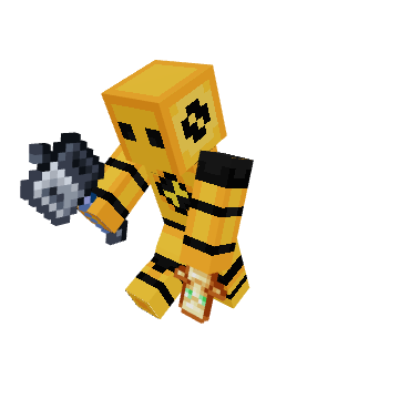 Mace attack - Minecraft pose by frwostymc | Perfect for thumbnails and renders