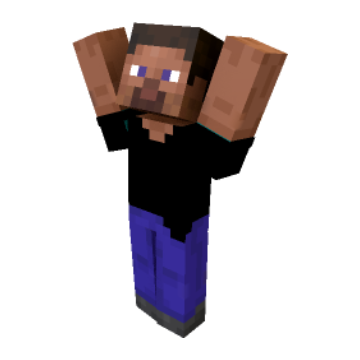 waving minecraft pose by armaan
