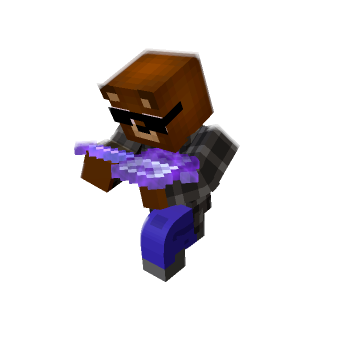 Kneeling Enchanted Sword minecraft pose by Nfiuqs