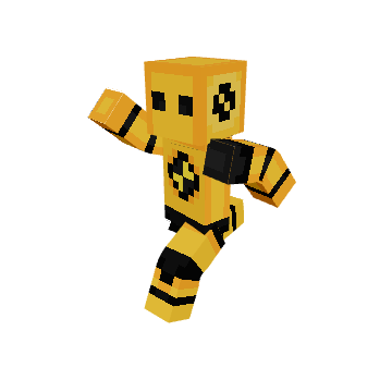 Run + Hit - Minecraft pose by itsmareyt | Perfect for thumbnails and renders