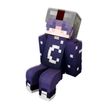 Sitting Leg Dangle - Minecraft pose by itxmelight | Perfect for thumbnails and renders