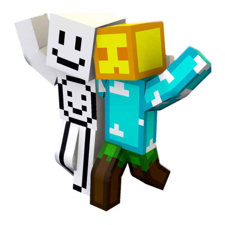 friend's - Minecraft pose by oscare1902 | Perfect for thumbnails and renders