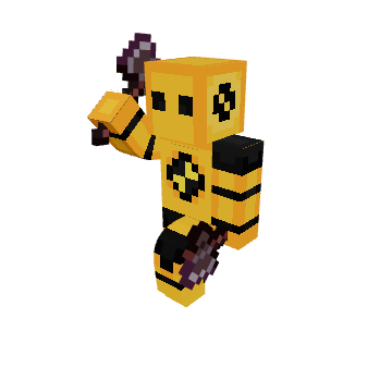 Axe Execution - Minecraft pose by _dabiggoober_ | Perfect for thumbnails and renders