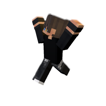 Running in Terror - Minecraft pose by jschlicher89 | Perfect for thumbnails and renders