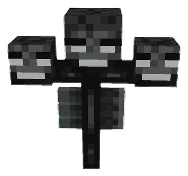 Minecraft Wither PNG, front