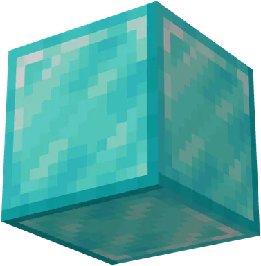 Minecraft Diamond Block PNG
