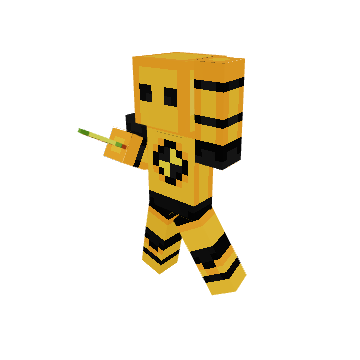 Off Balance Strike - Minecraft pose by cocacolka | Perfect for thumbnails and renders