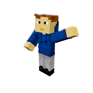Casual One Arm Raised - Minecraft pose by Soup | Perfect for thumbnails and renders