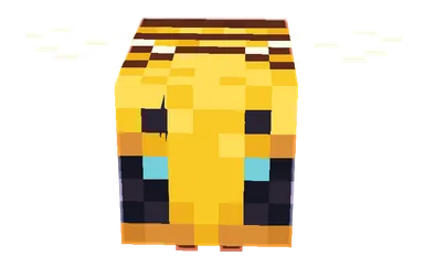 Minecraft Bee PNG, front