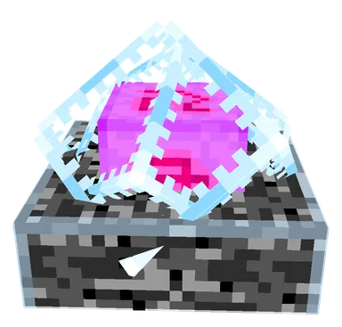 Minecraft End Crystal PNG, side