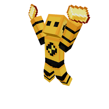 Excited Jumo - Minecraft pose by bullrtr | Perfect for thumbnails and renders