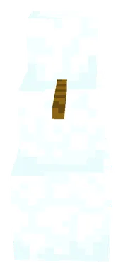 Minecraft Snow Golem PNG, side