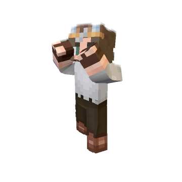 Scared minecraft pose by itsmedesigny