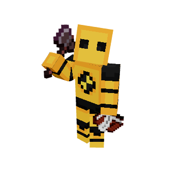 Axe Ready - Minecraft pose by eurypogi | Perfect for thumbnails and renders