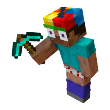 Mining - Minecraft pose by maxxpx | Perfect for thumbnails and renders
