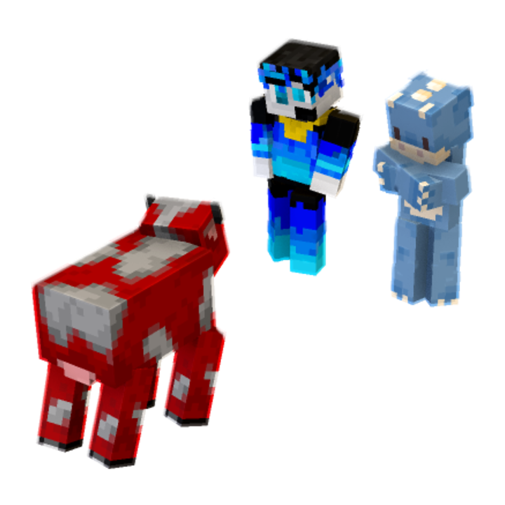 Theres a red cow... - Minecraft pose by steeveteam_ | Perfect for thumbnails and renders