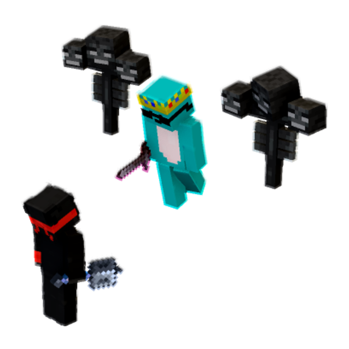 AURA - Minecraft pose by immortal_1demon | Perfect for thumbnails and renders