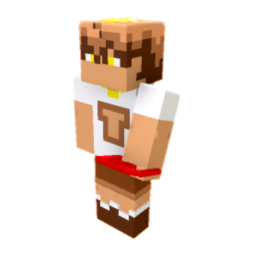 Segurando um bloco de barreira - Minecraft pose by manteiga | Perfect for thumbnails and renders