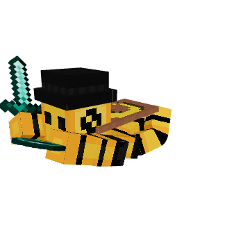 flying - Minecraft pose by rellz | Perfect for thumbnails and renders