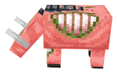 Minecraft Zoglin PNG, side