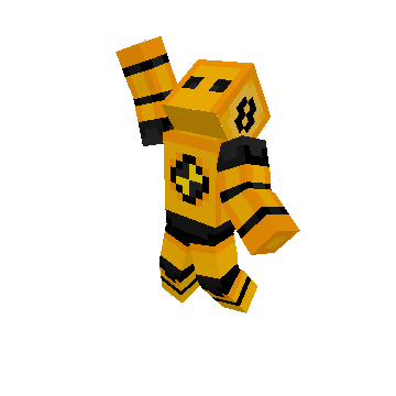 Triumphant Salute minecraft pose by jzzz