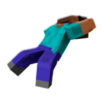 Steve minecraft pose by Lennox Frohme
