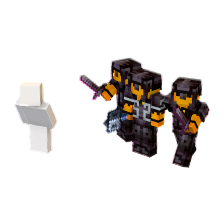GG minecraft pose by unnamed