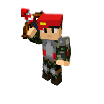 Sgt.Silver - Minecraft pose by silverthomex | Perfect for thumbnails and renders