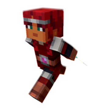 Sprinting Into Action - Minecraft pose by minecraftofficial | Perfect for thumbnails and renders