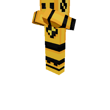 holding mouth shut - Minecraft pose by genderfluidrats | Perfect for thumbnails and renders