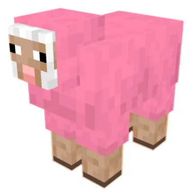 Pink Sheep PNG