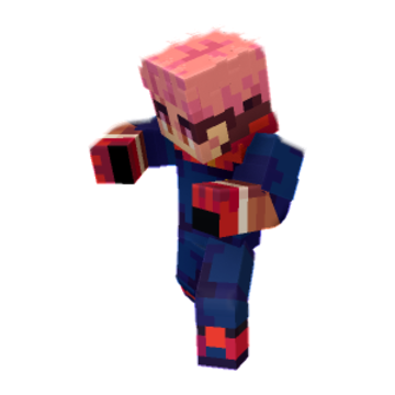 Itadori Pose - Minecraft pose by pansh23 | Perfect for thumbnails and renders