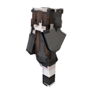 Shy Waving Hello - Minecraft pose by itssnoozle | Perfect for thumbnails and renders