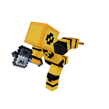 Mace falling - Minecraft pose by sirazoth | Perfect for thumbnails and renders