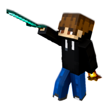 pointing with sword minecraft pose by armazing