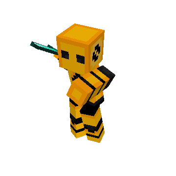 Sword threatening pose (or smth) minecraft pose by 16hfp