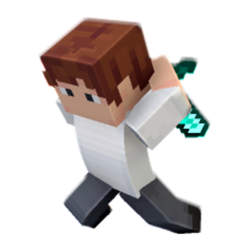 Big-Sword minecraft pose by zodaklatino