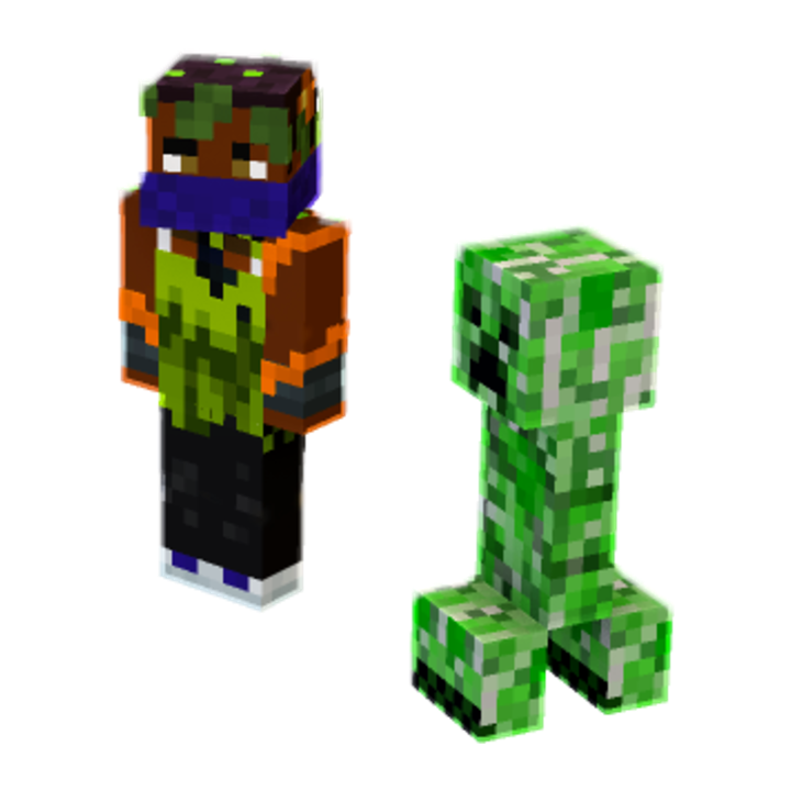 Standing Next To Mob minecraft pose by Super