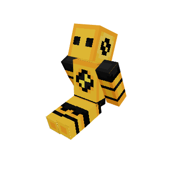 Relaxed Seated Slouch - Minecraft pose by nyhez | Perfect for thumbnails and renders