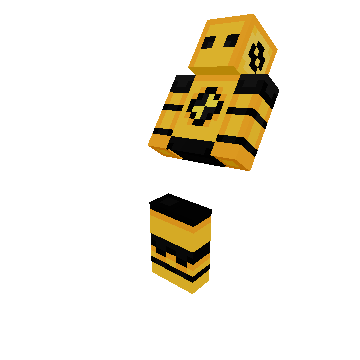 chopped in half lol - Minecraft pose by wikipediapigeon | Perfect for thumbnails and renders