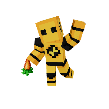 Joyful Carrot Wave - Minecraft pose by shan56 | Perfect for thumbnails and renders