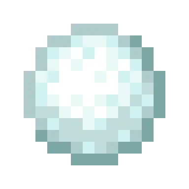 Minecraft Snowball PNG