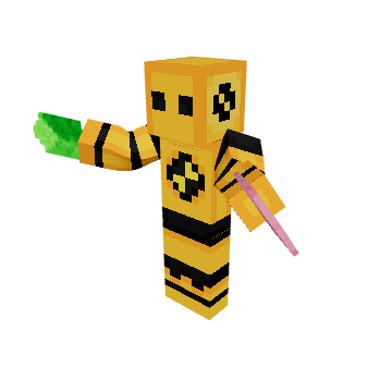 Radioactive Offering - Minecraft pose by ohmydayspls | Perfect for thumbnails and renders