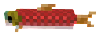 Minecraft Salmon PNG, side