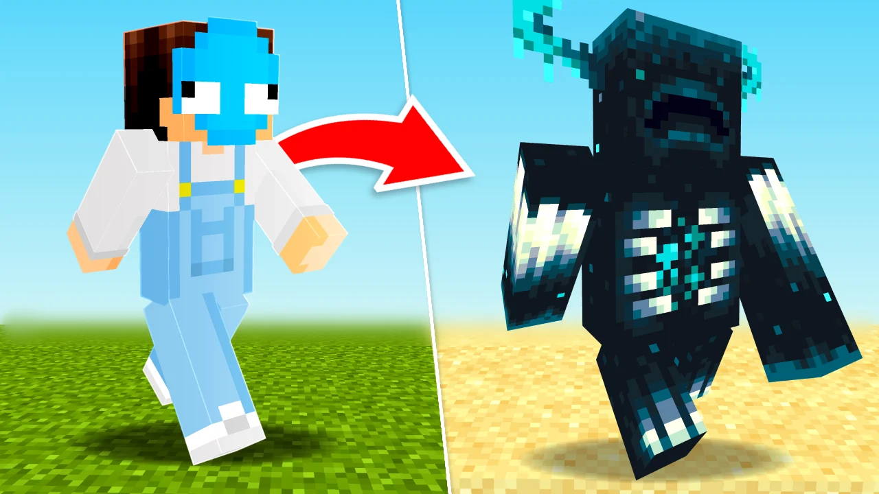 Shapeshift Mob, a Minecraft thumbnail