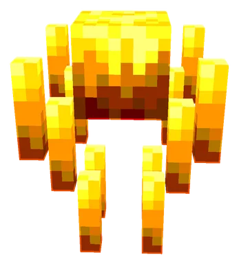 Minecraft Blaze PNG, side