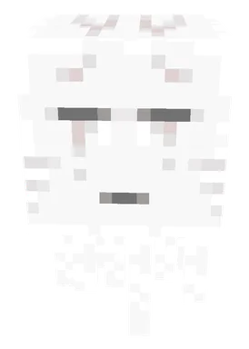 Minecraft Ghast PNG, front
